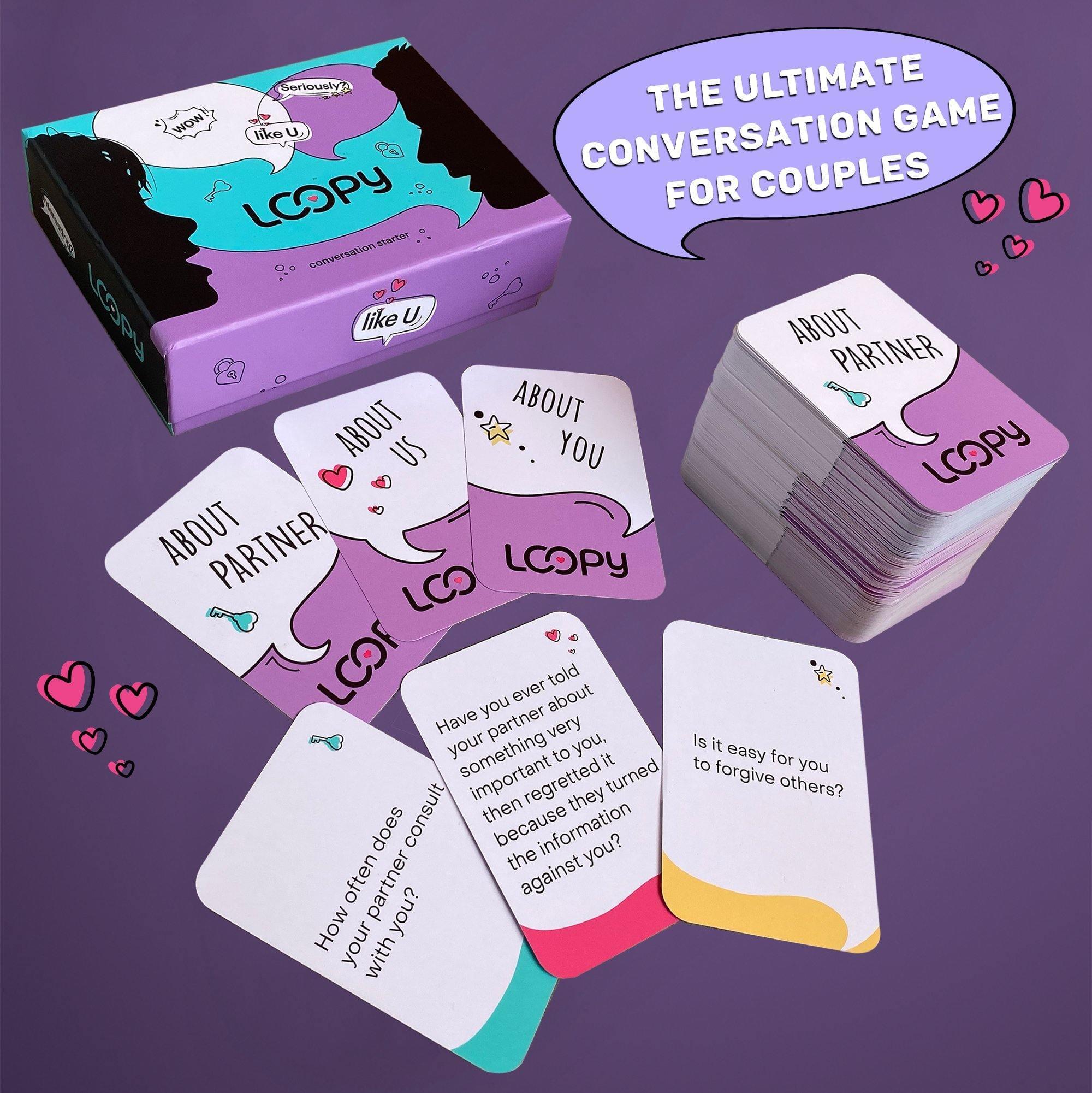 LOOPY Conversation Card Game for Couples